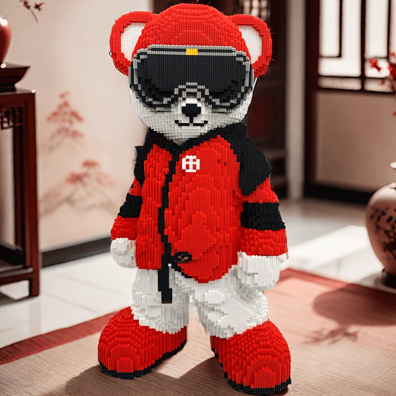 5000pcs Lucky Bear Building Blocks Model